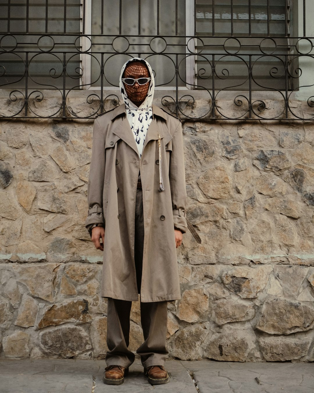 detective in trench coat